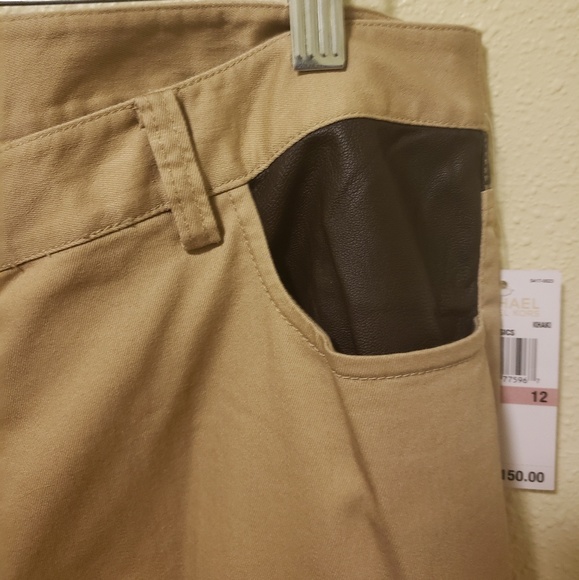 NWT Michael Kors Khaki Bootcut/Flare Jean - Picture 5 of 7